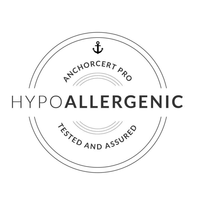 Hypoallergenic testing logo